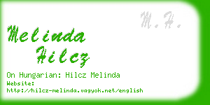 melinda hilcz business card